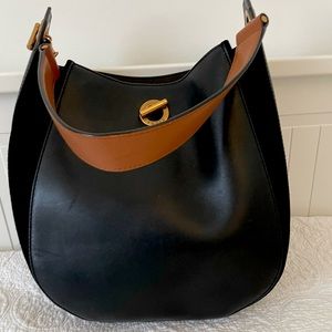 Sandro leather bucket purse